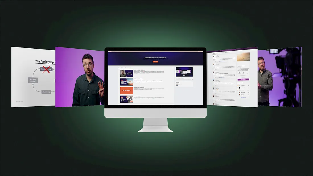 Kickstart Your Recovery course on laptop, tablet and phone