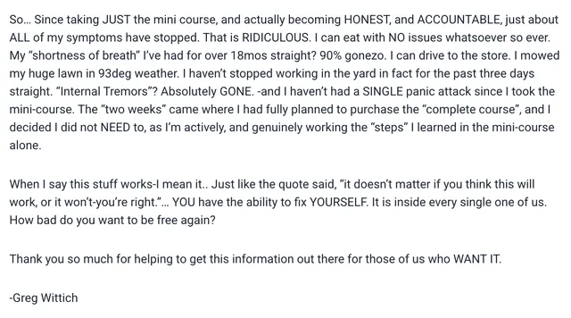 Review screenshot